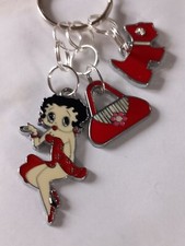 Betty Boop Bag Charm Keyring