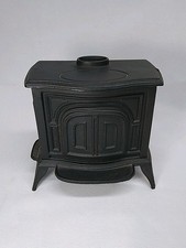 Vermont Castings Defiant Cast Iron Wood Burning Stove Coin Bank Country VTG New 