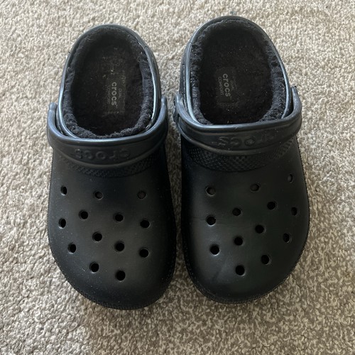 Crocs fleece lined - crocs, black