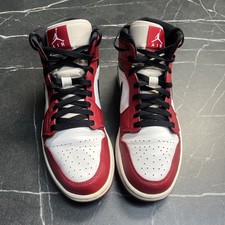 Nike Air Jordon 1 Mid Uk 8 Red