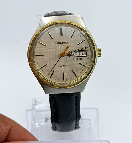 Bulova dual day quartz - dual-day,