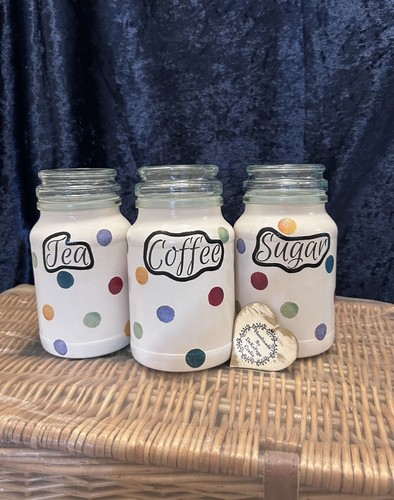Tea coffee sugar storage - storage, jars