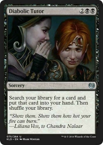Diabolic tutor kaladesh ex - [,
