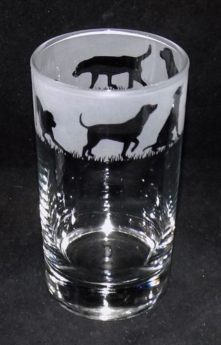 New labrador hand etched - new,