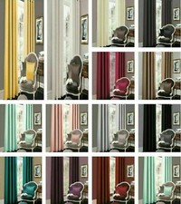 Faux Silk Fully Lined Curtain