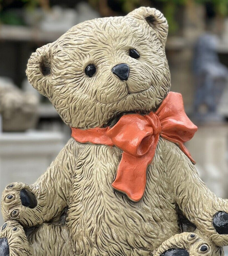 Stone teddy bear - , sculpture