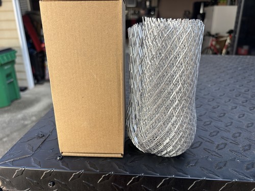 Diamond mesh downspout guard - mesh,