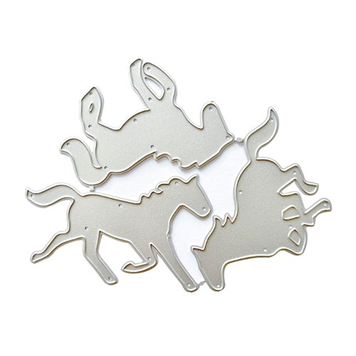 Horse metal die - metal,