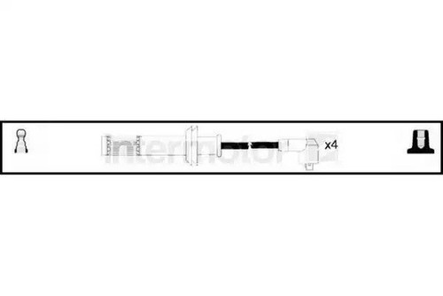 Ignition lead set assembled - ht,