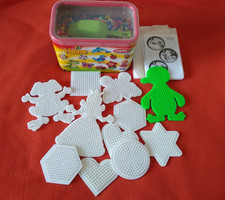Hama Bead Bundle. Used. Beads, Boards ,Ironing Paper and Instruction Leaflets.