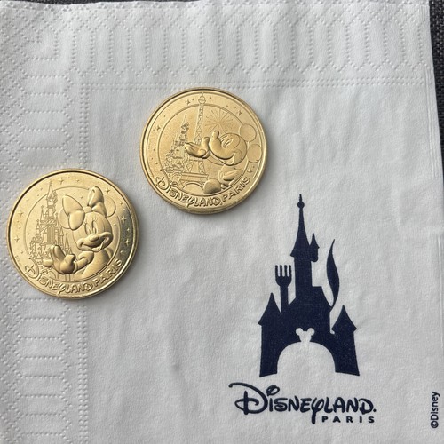 Disneyland paris gold coin - 2x,
