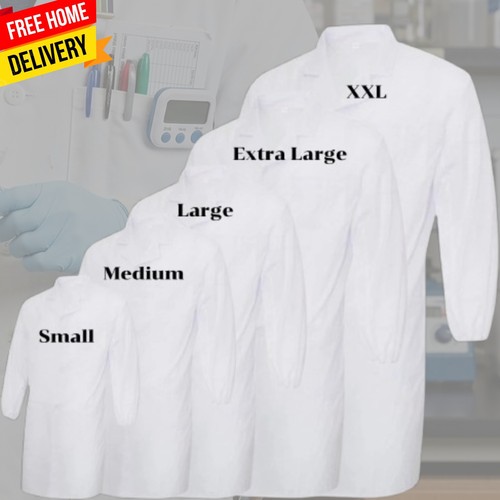 White lab coat laboratory - white,