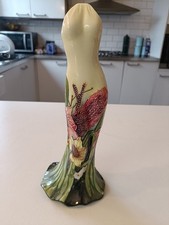 Old Tupton Ware Tubelined Vase Female Body Shape 11.75"
