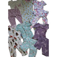 Girls Size 5/6 Pajamas 6 Sets