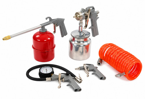 Silverline 5pc air tools - air,