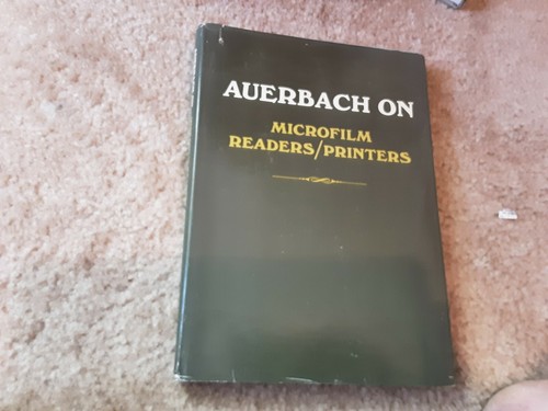 Auerbach microfilm - auerbach, on