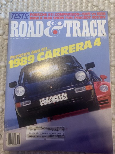 Road track nov 1988 - road,