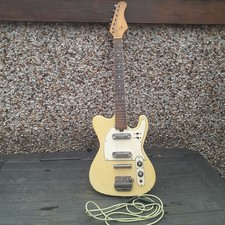 JEDSON ? 1960S ELECTRIC GUITAR F LOGO MACHINE HEADS