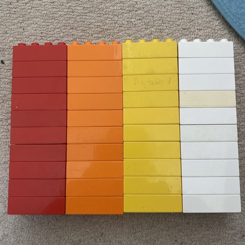 Duplo 2x4 stud bricks - 40,