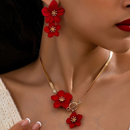 Elegant flower pendant - flower,