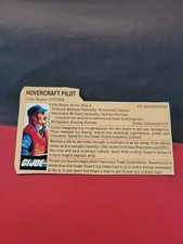 Vintage  Hasbro GI JOE Uncut