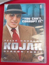 Kojak Season 3 Telly Savalas UK Dvd In Very Good Condition