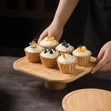 Cake Pedestal Stand Rustic