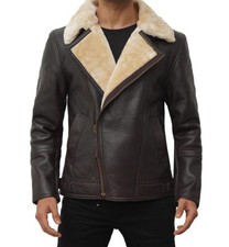 Mens B3 Brown Shearling
