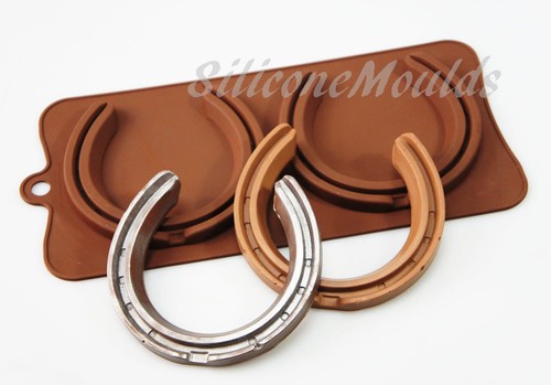 Lifesize horse shoe - lifesize, chocolate