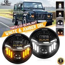 Pair 7'' Round LED Headlights