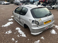 PEUGEOT  206 3 door   2007 REAR BUMPER SILVER EZR   BREAKING