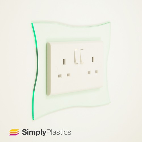 Wavey light switch surrounds - wavey,