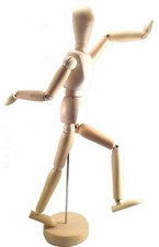 Wood Artist Drawing Mannequin