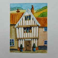 Original watercolour miniature
