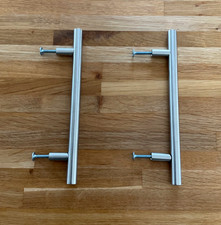 2x Stainless Steel Round