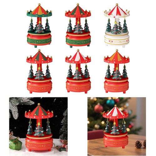 Rotating carousel music box - rotating,