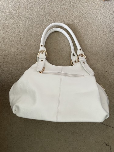 White slouchy hobo bag - slouchy,