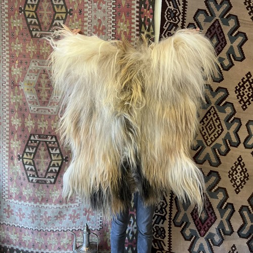 Natural angora goat - natural, skin