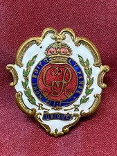 Lovely WW1 White Enamel Royal