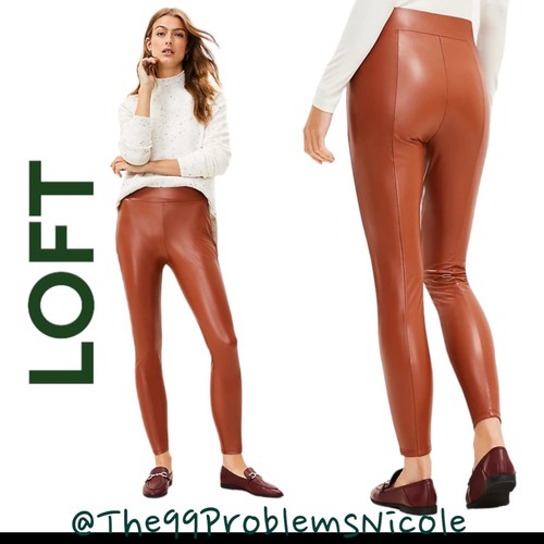 Loft brown faux - faux, leather