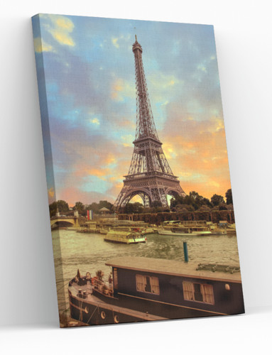 Paris eiffel tower sunset - paris,