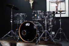 DW Drums Collector’s Series Four-Piece Drum Kit in Black Diamond