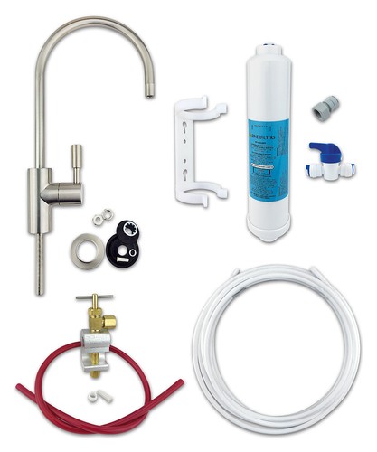 Under sink water filter - under, system