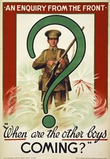 WA109 Vintage WW1 British When