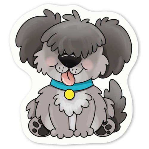 Old english sheepdog puppy - 'old,