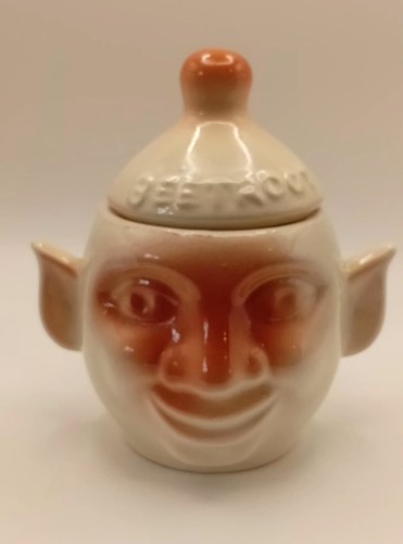 Vintage beetroot face pot - vintage,