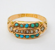 Victorian 15ct Gold, Turquoise