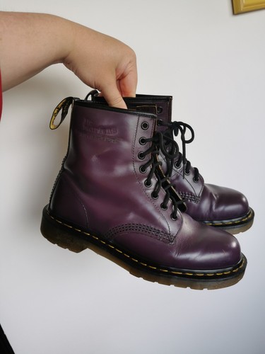 Martens purple vintage made - dr,