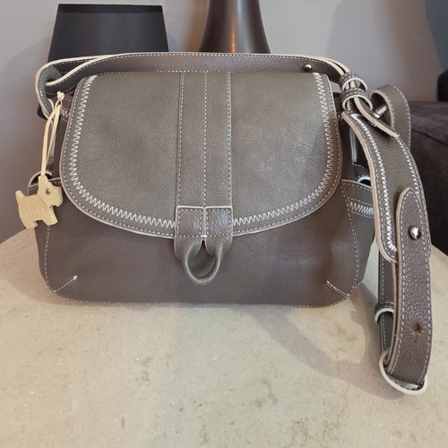 Radley grey leather crossbody - radley,