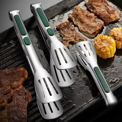Stainless steel kitchen tongs - kitchen,